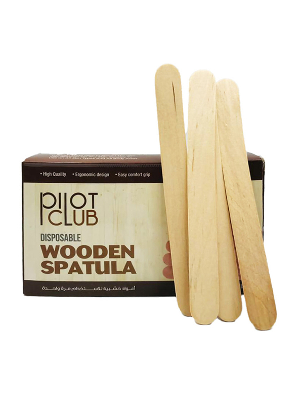 

Pilot Club Wooden Spatula for Waxing and Skincare, Beige