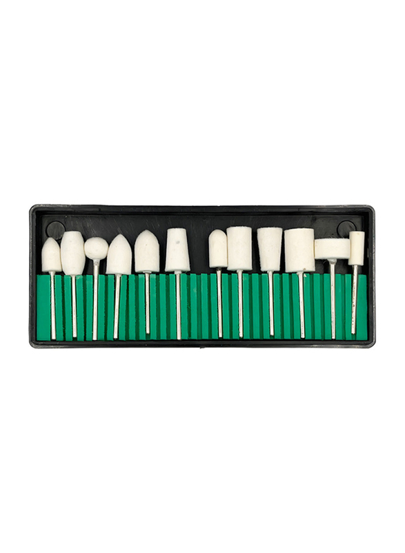 

Pilot Club Premium & Durable Nail Drill Bit Kit for Nail Art, 12 Piece, White