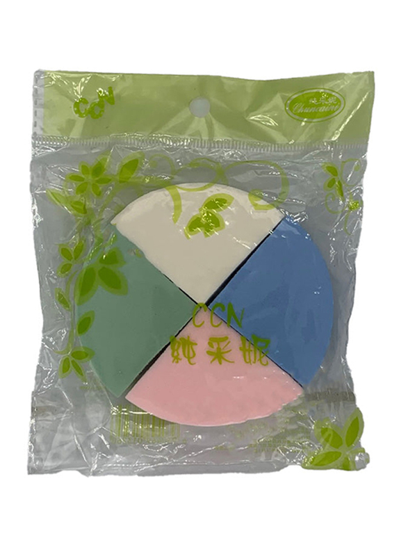 

Pilot Club High-Quality Face Sponge for Gentle Exfoliation and Cleansing, 4 Pieces, Multicolour