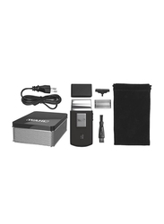 Wahl Professional Cordless Portable Travel Mobile Shaver, 3615-0371, Black