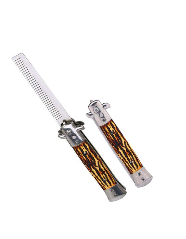 

Pilot Club M-203 Knife Style Comb for All Hair Types, 1 Piece