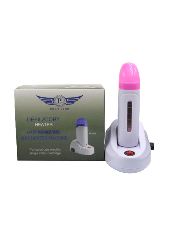 

Pilot Club Single Cartridge Wax Heater, PC-001, White/Pink