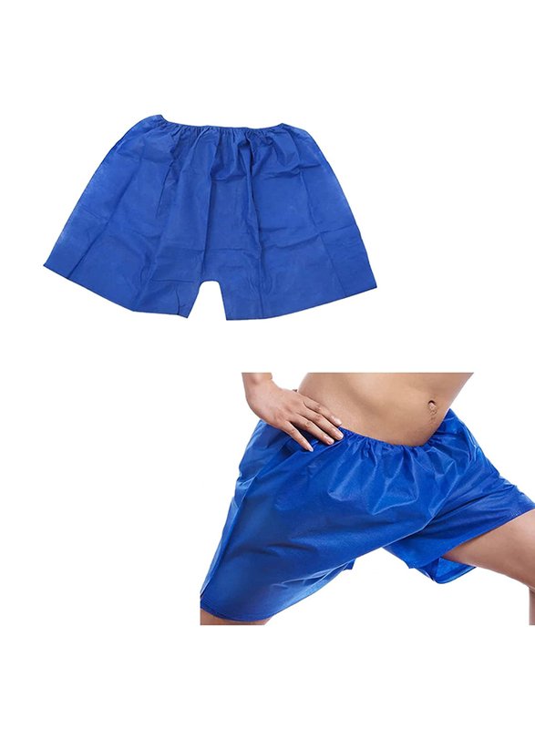 

Pilot Club Disposable Knee-Length Shorts for Salon & Spa Use, XL, Blue