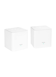 Tenda Technology Nova MW3 Whole Home Mesh Wi-Fi System, 2-Pack, White