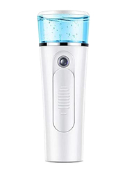 Handy Nano USB Cool Facial Mist Sprayer Steamer Humidifier with Charging Function Gift, White