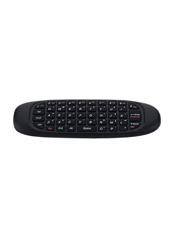TX2 R2 Air Mouse Remote Control Wireless English Keyboard for Android TV, Black