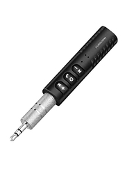 Generic Bluetooth Receiver Bluetooth Aux Car Adapter, Black
