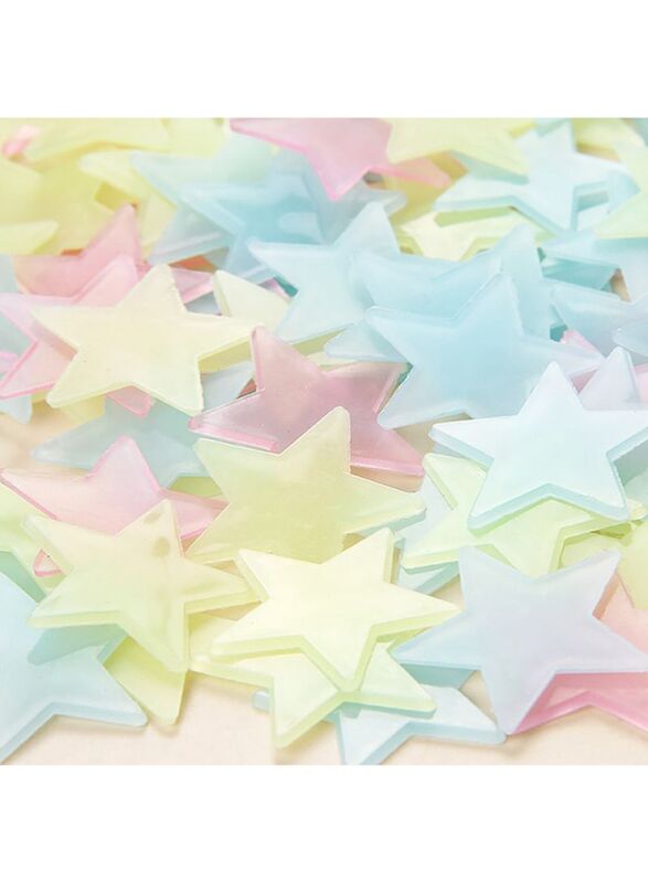 Glow In The Dark Stars Luminous Wall Stickers, 20x10x10cm, Multicolour