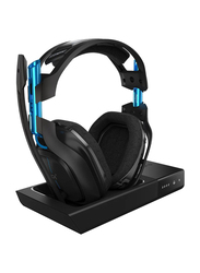 Astro A50 3rd Gen Wireless Over-Ear Noise Cancelling Gaming Headphones with Mic, Black/Blue