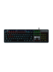 Meetion MK07 RGB Mechanical Wired English Gaming Keyboard with Red Light, Black