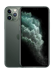Apple iPhone 11 Pro Max 512GB Midnight Green, Without FaceTime, 4GB RAM, 4G LTE, Dual Sim Smartphone