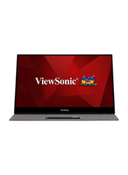 Viewsonic 16-Inch Full HD LED Touch Portable Monitor, TD1655, Black