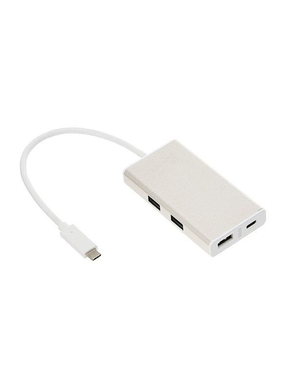 

j5create 4-Port USB Type-C Hub, Silver