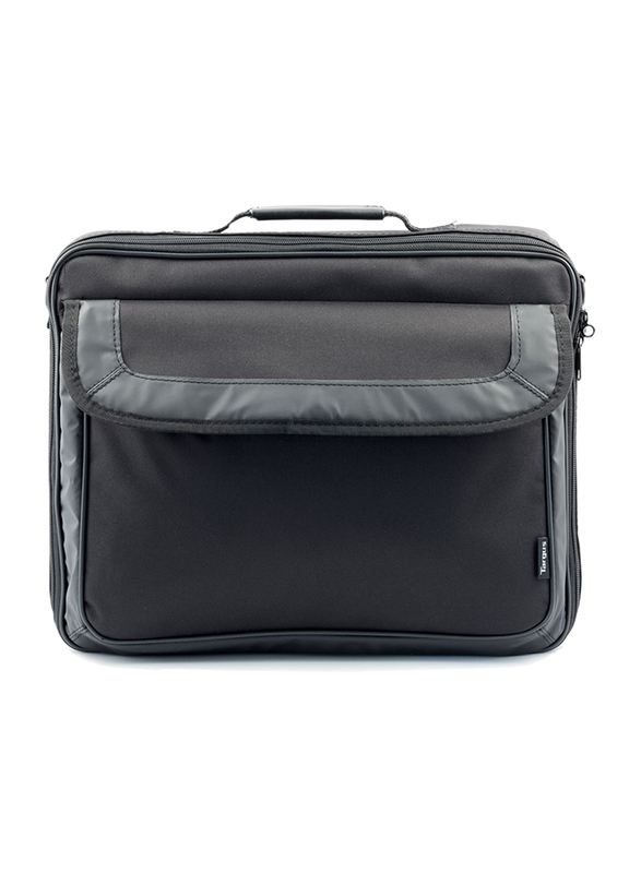 

Targus Classic Clamshell 15.6-inch Messenger Laptop Bag, TAR300, Black