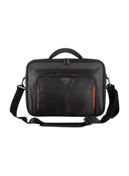 Targus Classic+ 15.6-inch Clamshell Case Messenger Laptop Bag, Black