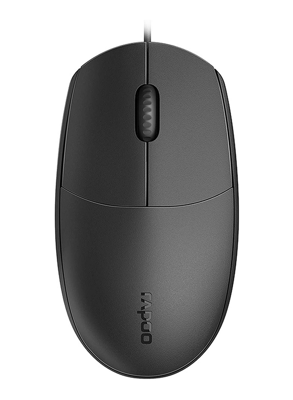 

Rapoo N100 Wired Optical Mouse, Black