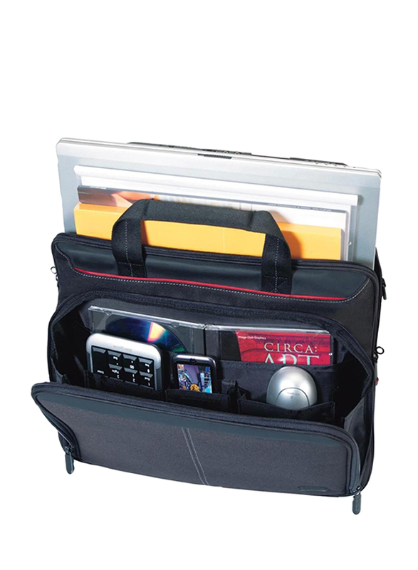 

Targus Classic 15.6-inch Clamshell Case Messenger Laptop Bag, Black