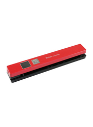 IRIScan Anywhere 5 Document Color Scanner, 1200DPI, LCD Display, Red