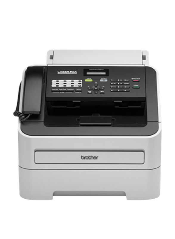 Brother FAX2840 Laser Fax Machine, Black/White