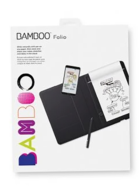 Wacom CDS-610G Bamboo Folio Tablet, Grey, Small