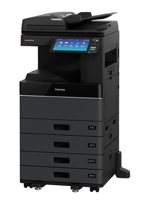 Toshiba E-Studio 2010AC All-in-One Printer with Radf + PFU + Cabinet + Toners, Black