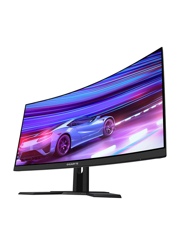 Gigabyte Aorus 27 Inch Curved QHD LED 165Hz 1ms Gaming Monitor, G27QC, Black
