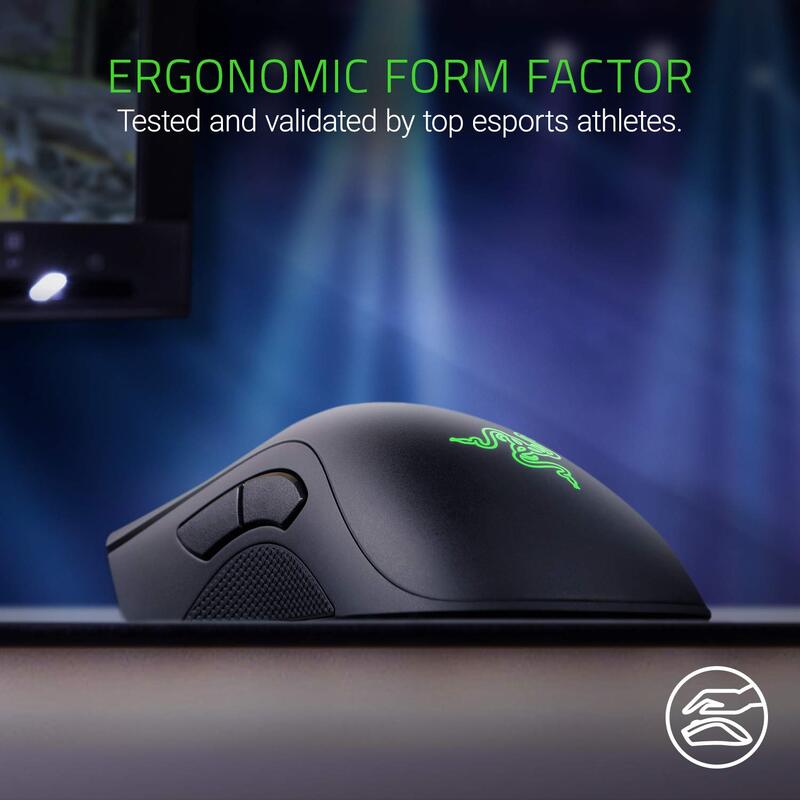 Razer DeathAdder Elite RZ01-02010100-R3A1 Wired Optical Gaming Mouse, Black