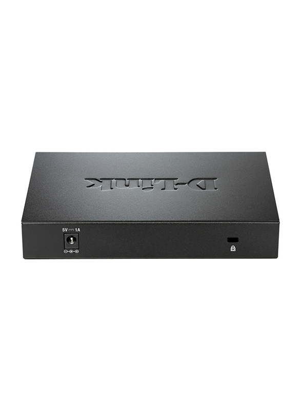 D-Link DGS-108 8 Port Gigabit Switch, Black