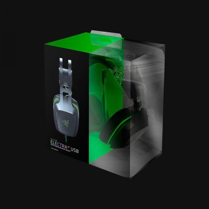 Razer Electra V2 USB Over-Ear Gaming Headset with Mic, Black