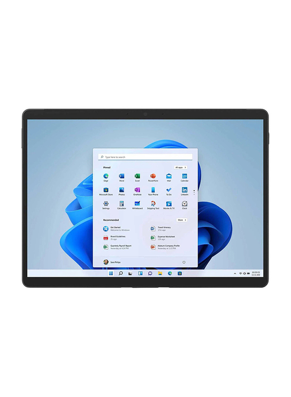 Microsoft Surface Pro 8 2-in-1 Business Laptop, 13" Pixel Sense Touch Display, Intel Core i5 11th Gen, 128GB SSD, 8GB RAM, Intel Iris Xe Graphics, EN KB, Windows 10 Pro, 8PP-00022, Platinum Silver