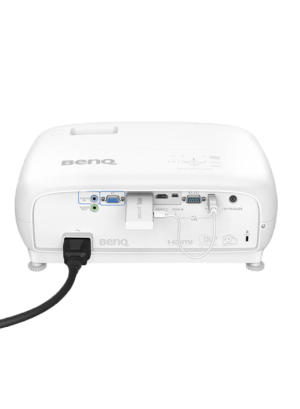 BenQ TK800M 4K DLP Home Entertainment Projector, 3000 Lumens, Blue/White
