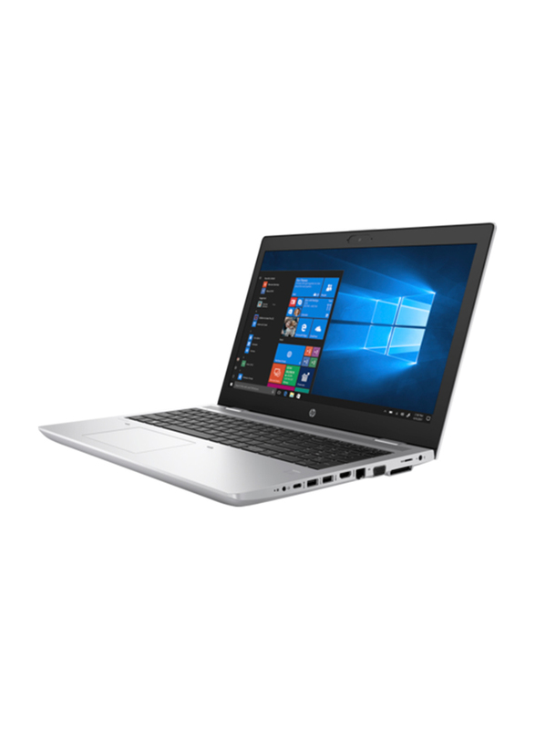 HP ProBook 650 G5 Notebook Laptop, 15.6" FHD Display, Intel Core i5-8265U 8th Gen 1.6GHz, 256GB SSD, 8GB RAM, Intel UHD Graphics 620, EN KB, Win 10 Pro, 8MJ63EA#ABV, Silver
