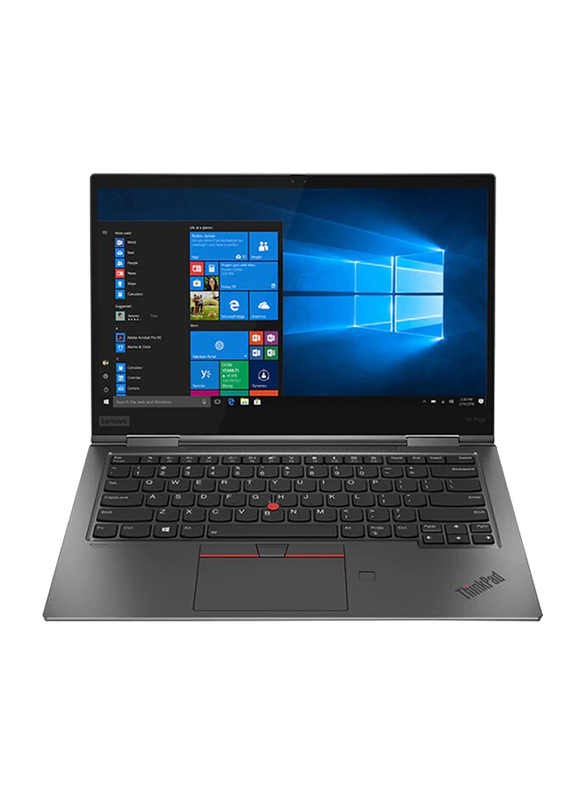 Lenovo ThinkPad X1 Yoga Business Laptop, 14" WQHD Touch Display, Intel Core i7-85650U 8th Gen 4.6GHz, 512GB SSD, 8GB RAM, Intel UHD Graphics 620, EN-AR KB, Wind10 Pro, 20QF0010AD, Grey