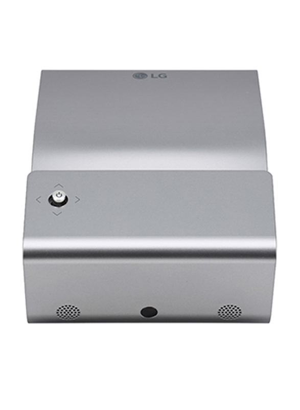 LG PH450UG HD DLP 3D Portable Projector, 450 Lumens, Ultra Short Throw, Wireless Screen Share/Bluetooth, Silver