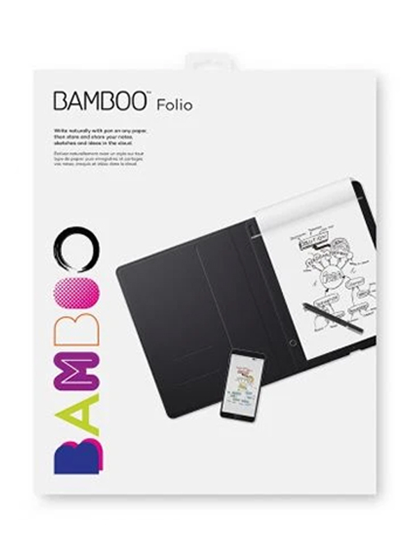Wacom CDS-810G Bamboo Folio Tablet, Grey, Large