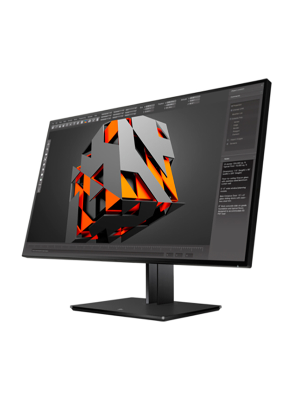 HP 31.5 Inch Z32 UHD 4K IPS LED Monitor, with DP/MINI-DP/HDMI Port, 1AA81A4, Black