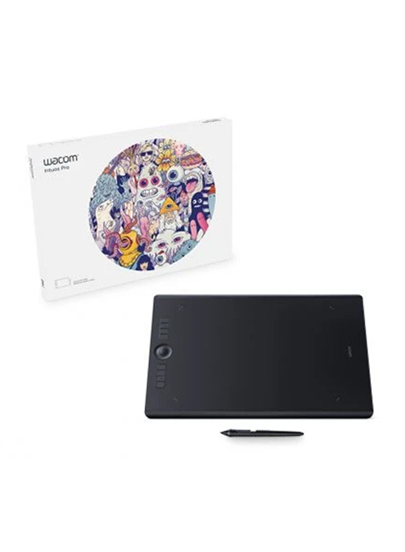 Wacom PTH-860-N Intuos Pro North Tablet, Black, Large