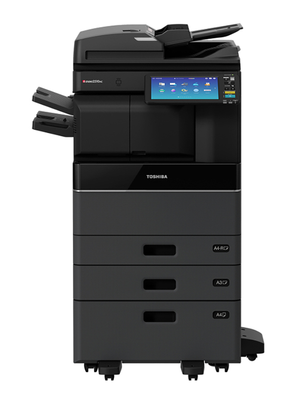 Toshiba E-Studio 2010AC All-in-One Printer with Radf + PFU + Cabinet + Toners, Black