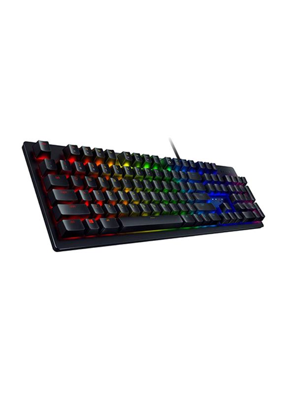 Razer Huntsman RZ03-02520100-R3M1 English Gaming Keyboard, Opto-Mechanical Switches, Black