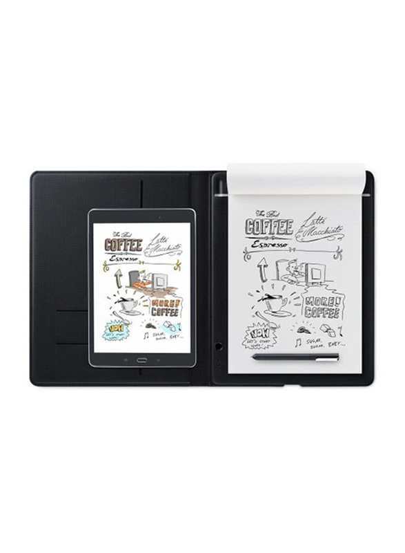 Wacom CDS-810G Bamboo Folio Tablet, Grey, Large