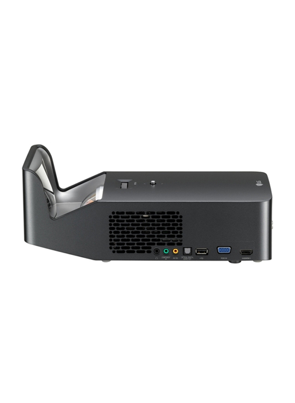 LG PF1000U Full HD DLP 3D Projector, 1000 Lumens, Ultra Short Throw, Wireless Screen Share/Bluetooth, Black