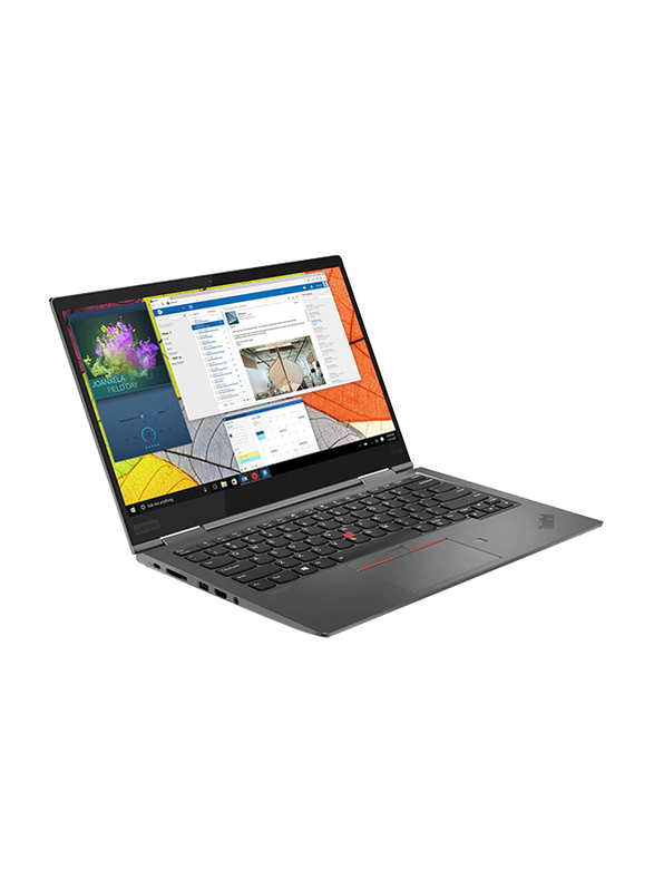 Lenovo ThinkPad X1 Yoga Business Laptop, 14" WQHD Touch Display, Intel Core i7-85650U 8th Gen 4.6GHz, 512GB SSD, 8GB RAM, Intel UHD Graphics 620, EN-AR KB, Wind10 Pro, 20QF0010AD, Grey