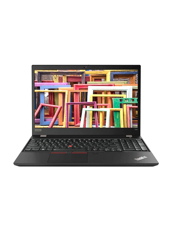 Lenovo Thinkpad T590, 15.6" FHD IPS, Intel Core i7-8565U 8th Gen, 256GB SSD PCIe, 8GB RAM, Intel HD Graphics 620, Arabic/Numeric Keypad with Fingerprint Reader, Win10Pro 64-Bit, Black