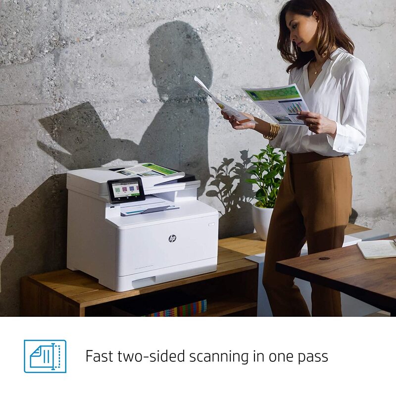 HP Color LaserJet Pro MFP M479FDN W1A79A All-in-One Printer, White