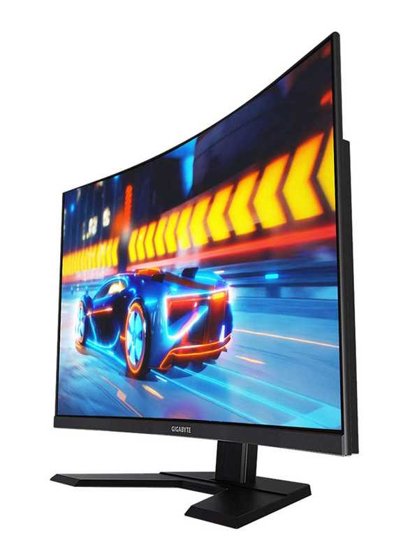 Gigabyte Aorus 31.5 Inch Curved QHD LED 165Hz 1ms Gaming Monitor, G32QC, Black