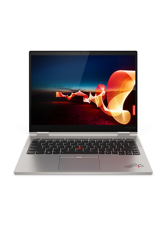 Lenovo X1 Titanium Yoga Laptop, 13.5" QHD Touch Display, Intel Core i5 11th Gen, 512GB SSD, 16GB RAM, Intel Integrated Iris Xe Graphics, EN KB, Windows 10, Silver