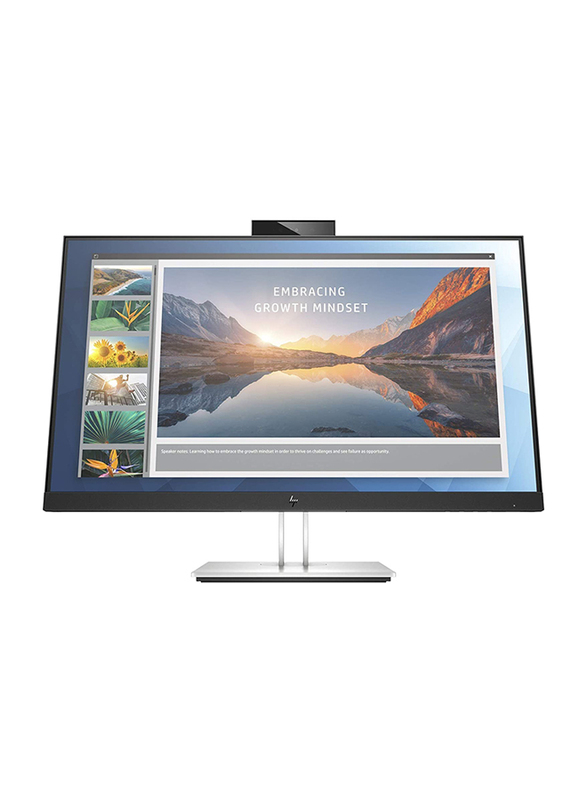 HP 23.8 Inch E24D G4 Full HD IPS LED Docking Monitor, 6PA50AS#ABV, Silver/Black