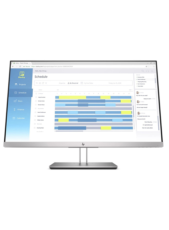 HP 27 Inch E273D LED Docking Monitor, 5WN63AS#ABV, Silver/Black