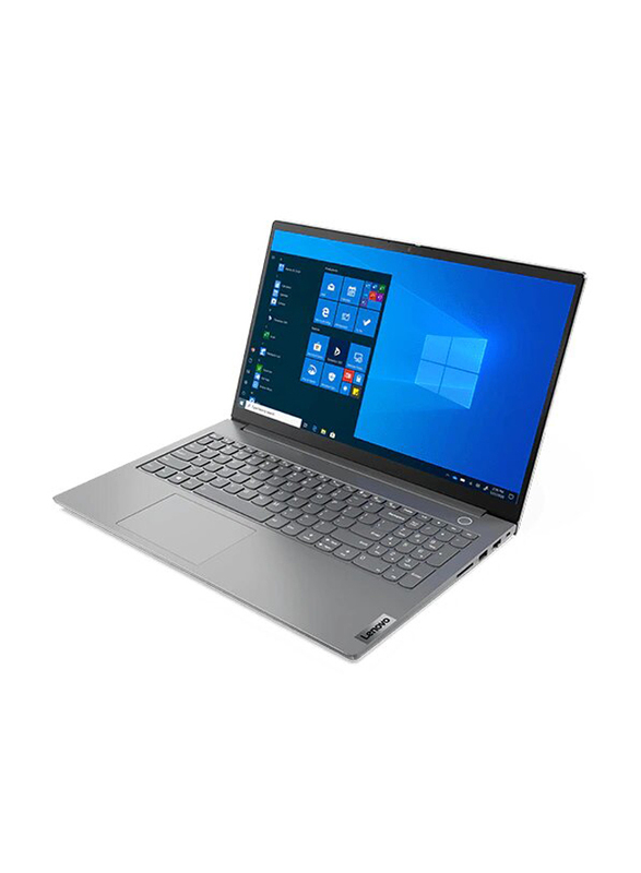 Lenovo Think Book 15 Laptop, 15.6" FHD Display, Intel Core i3 11th Gen, 256GB SSD, 4GB RAM, Integrated Intel Graphics, EN KB, Dos, Mineral Grey