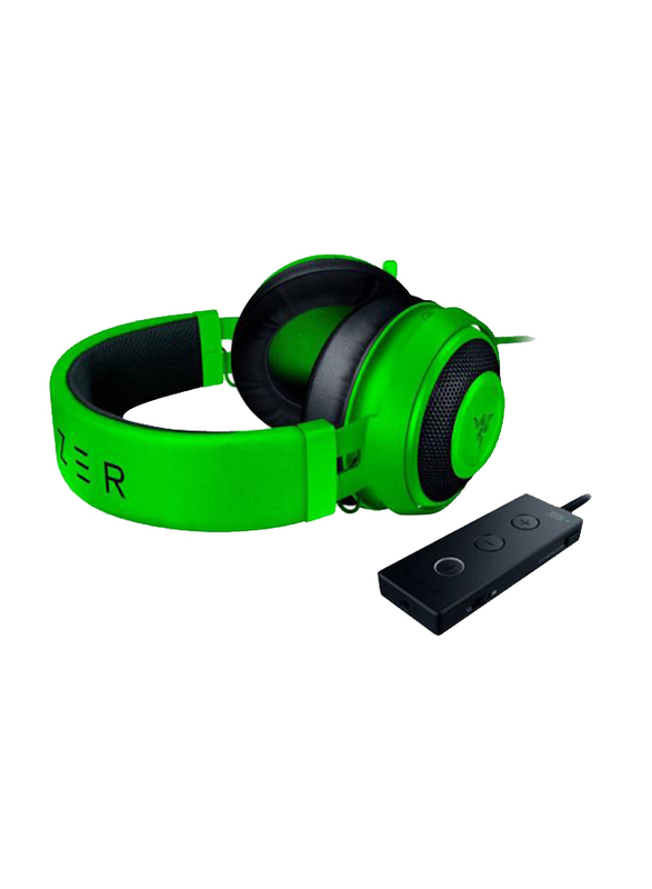 Razer Kraken Tournament Edition 3.5 mm Jack Over-Ear Gaming Headset with Mic, Green
